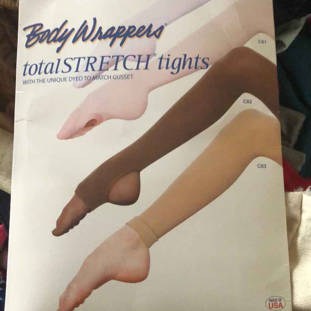 Blush ballet tights